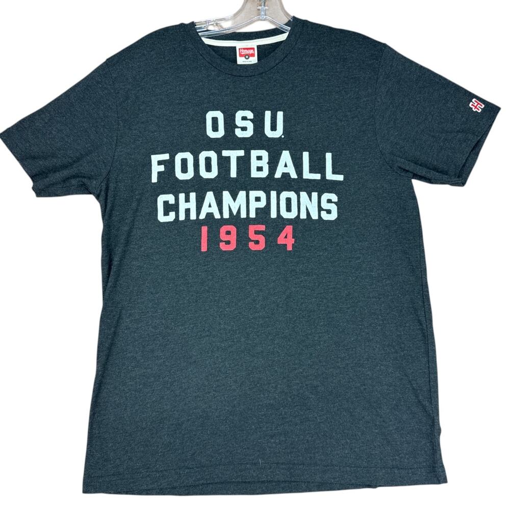 Homage Ohio State OSU Football Champions 1954 Shirt Mens M Vintage Retro Gray